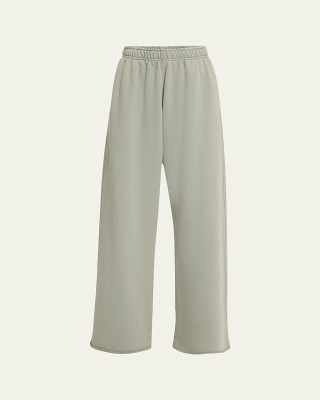 Wide-Leg Sweatpants